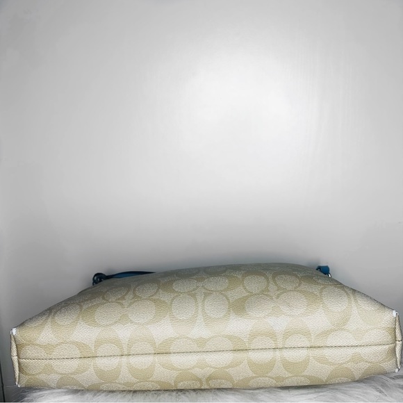 Coach Signature Leather File Bag Crossbody - Picture 3 of 7